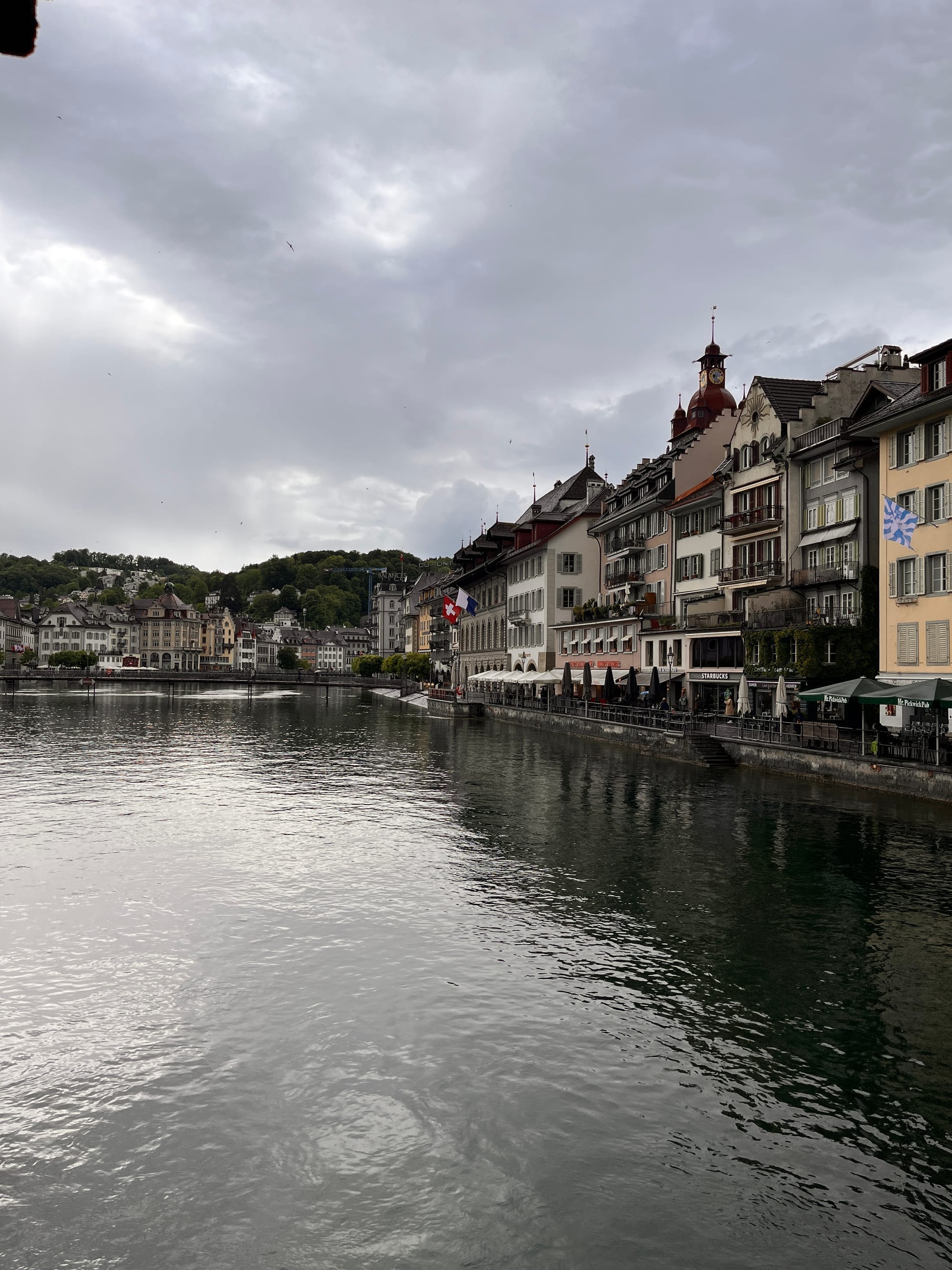 Lucerne arriving gently