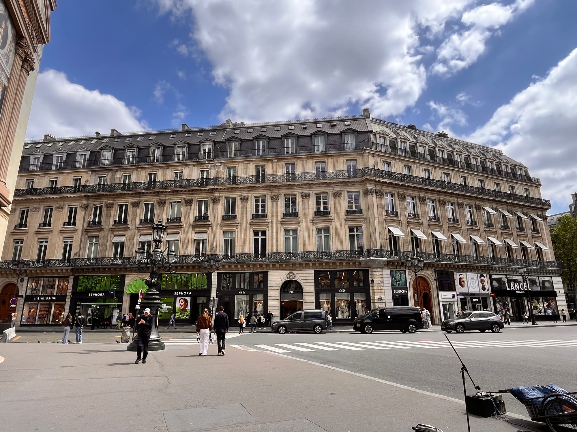 First sight from Trocadéro